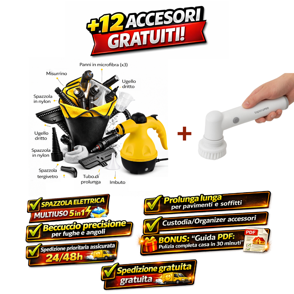 Vapora Pro - Pulizia che respira