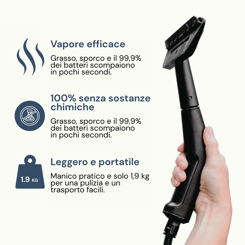 VaporaPro™ - Pulitore a Vapore Multiuso