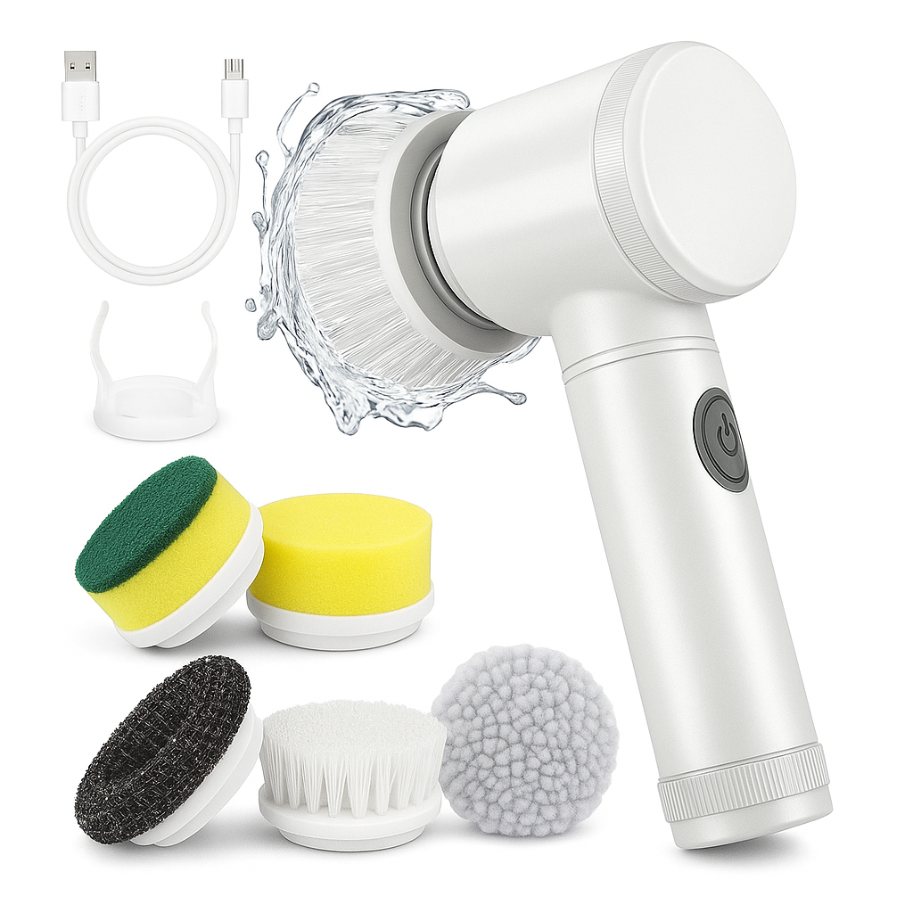 VaporaPro ScrubMaster™ – Spazzola Elettrica Multiuso 5 in 1